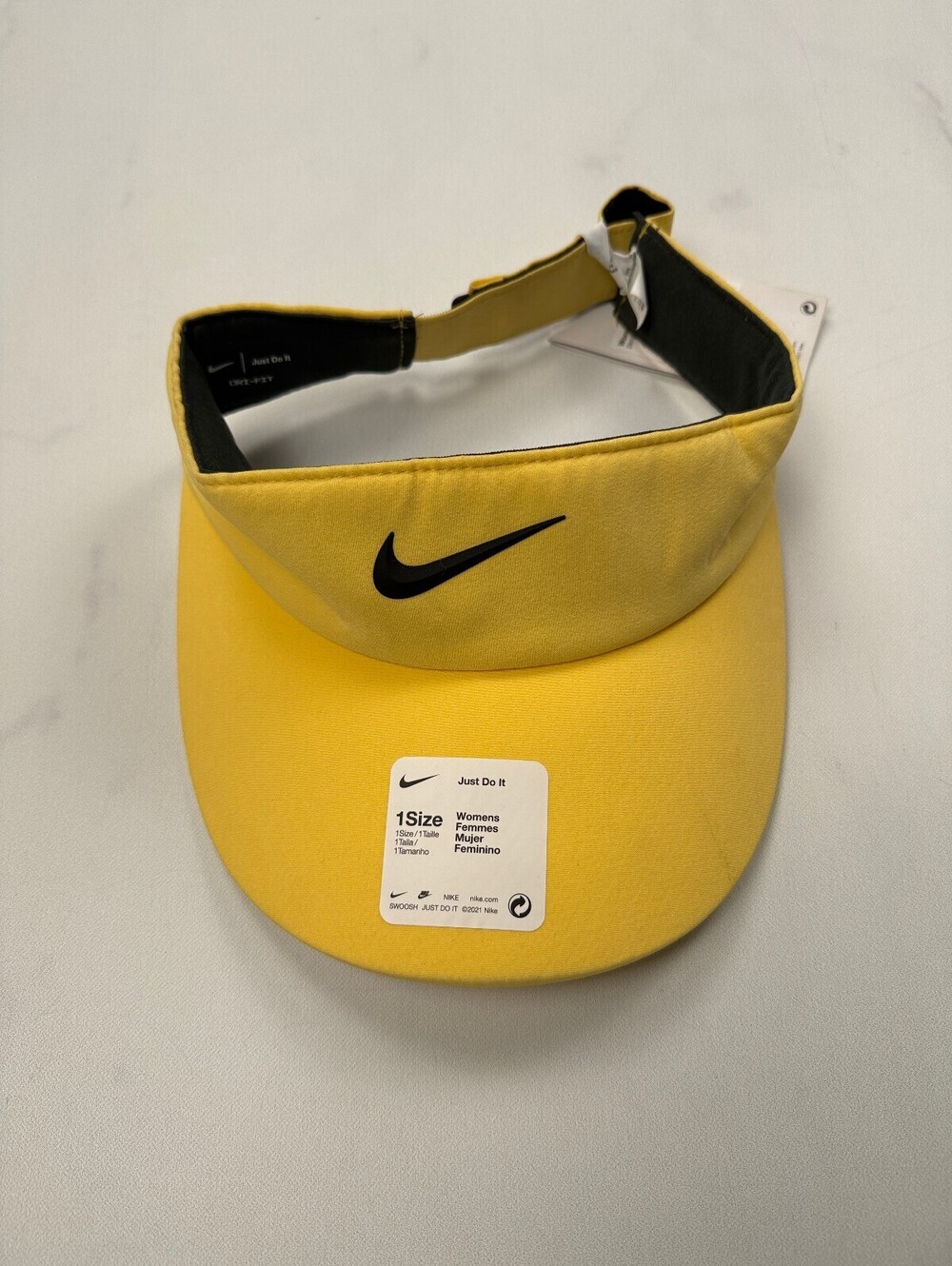 Nike Visor Yellow Current Adjustable - Womens